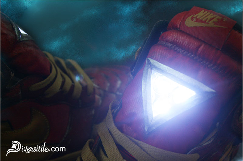 Illustration for article titled Iron Man Sneakers Will Light Up Your Life
